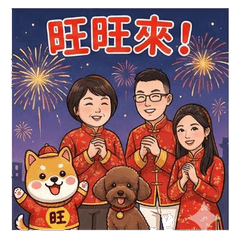 雄族的馬年賀歲