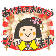 STICKER OF BOB GIRL(New Year's)