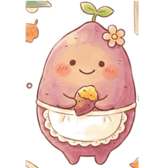 sweet potato stickers -imoko