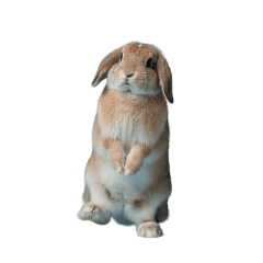 【いろんなポーズのうさぎ】