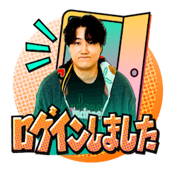 Official髭男dismちゃんまつスタンプTAKUMI