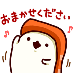 KAITEN ZUSHI KUN(Salmon)Illust stickers