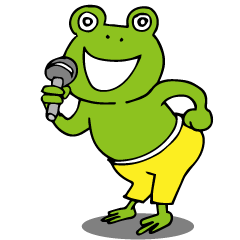 Singing frog2
