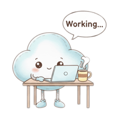 Clouds live their lives