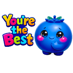 Cute Blueberry Emojis for Daily Chat