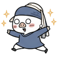 真珠が似合うブタ