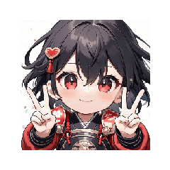 Cute Chibi Girl - Everyday Stickers