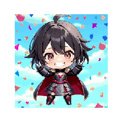 Fresh & Energetic Chibi Heroine Stickers