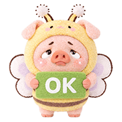 Grumpy Pig little Bee