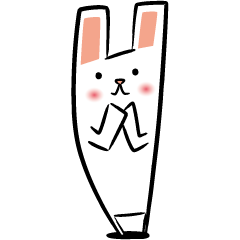 White Bunny who can speak Japanese