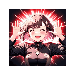 Gentle Expression - Adult Woman Stickers