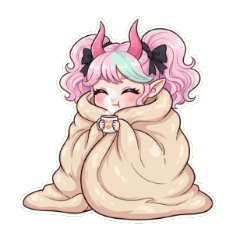 粉色妖精為你加油打氣