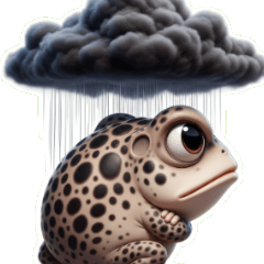 어이없는 개구리 닥치고 내 말 들어!