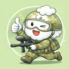 Airsoft Cloud Baby Stickers