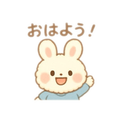 Easy-to-use rabbit cute stamps!