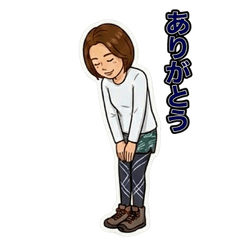 Mountain Girl: Daily Stickers