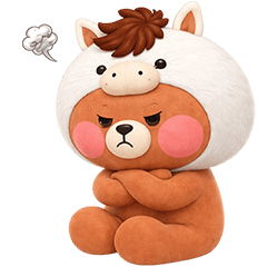 ❤️ลาเต้ สวัสดีปีม้า❤️(No Text)