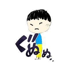 1st sticker made by tantan