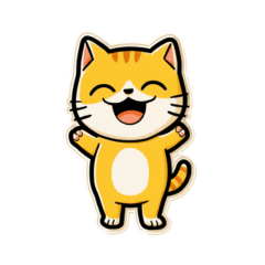 Cheerful Cat Companion