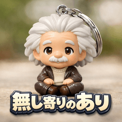 Einstein Keychain Stamp