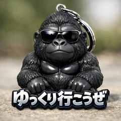 Ultimate Gorilla Keychain