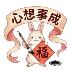 Lucky Rabbit's Hoppy New Year