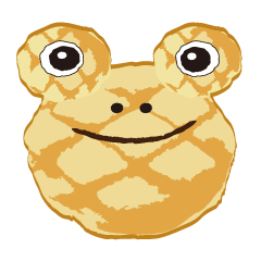 Frog melonpan