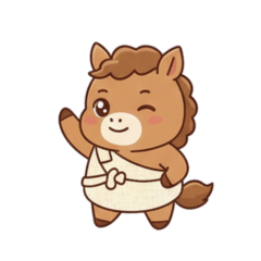 Silly Chubby Pony Stickers