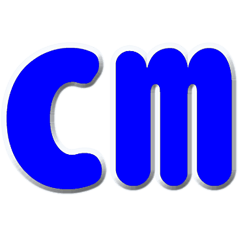 記号英文字青色スタンプ N