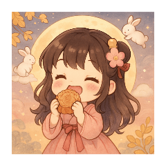 AI生成圖 節日小女孩