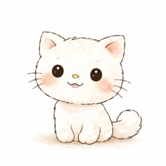 mokoneko soft and cute stickers