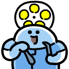 にっこり歯医者さん 動くスタンプ