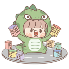 Little dinosaur is cute. (no tex)