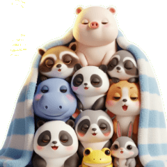 のんびりアニマル家族の日常