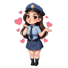 Right Now! The Policewoman Arrests Y