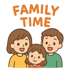 Cheerful Family Every Day