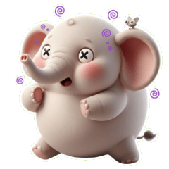 ぽっちゃりゾウさんの号泣タイム (うわー