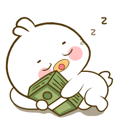 Baby Bird White : Pop-up stickers