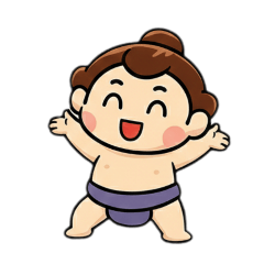 cute SUMO wrestler-kun