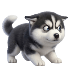 Cute Siberian, many emotions (NT)