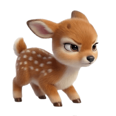 Cute little deer, many emotions (NT)