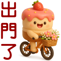 可愛蛋糕-日常實用貼圖