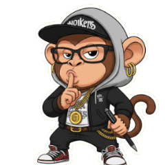 ヒップホップモンキー、今日は超チルな気分