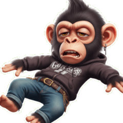ヒップホップモンキーがピースアウト！