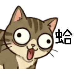 凸眼搞怪喵-生活搞怪日常 – LINE貼圖 | LINE STORE
