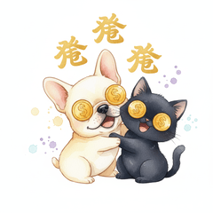New Year Wishes from Zhouzhou and Cream