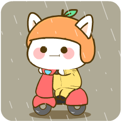 Bubu Orange 4 : Animated Stickers