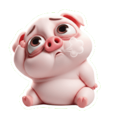 困惑のピンク豚「一体何なの？」