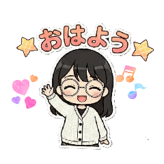 CHISAKIの挨拶スタンプ