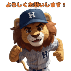Cute animals wearing baseball uniforms